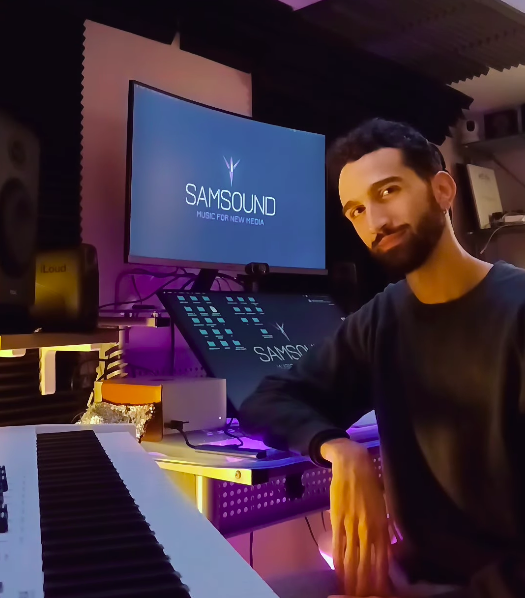 Giuseppe Samaritano in studio